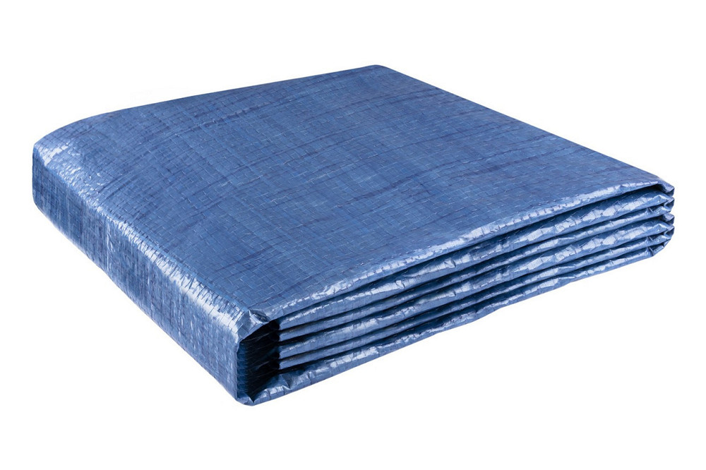 Тент универсальный MASTERTOOL TARPAULIN 4 × 6 м Blue 79-9406-В Харків - зображення 6
