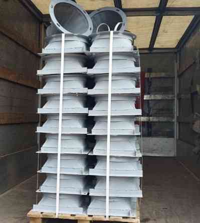 Патрубок переходный с квадрата на круг Киев