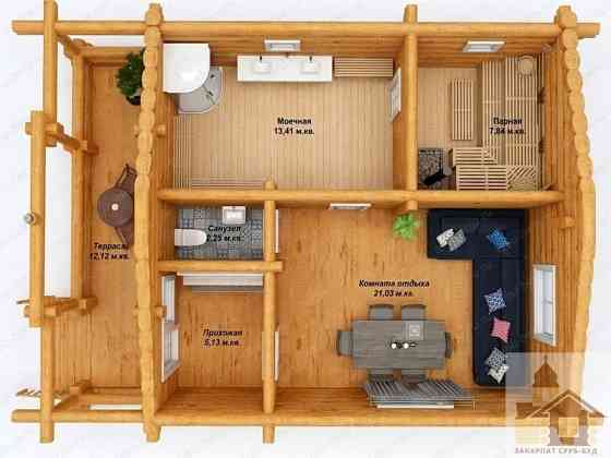 Купити баню закарпатську під ключ для компанії Одеса