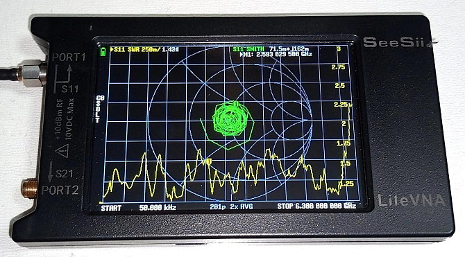 Антенна логопериодическая 50KHz-6GHz 7dB 50W SL10 mini, SMA-female + переходник (10947) Дніпро - зображення 4