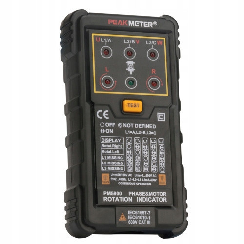 Тестер чередования фаз PeakMeter PM5900 Харків - зображення 7