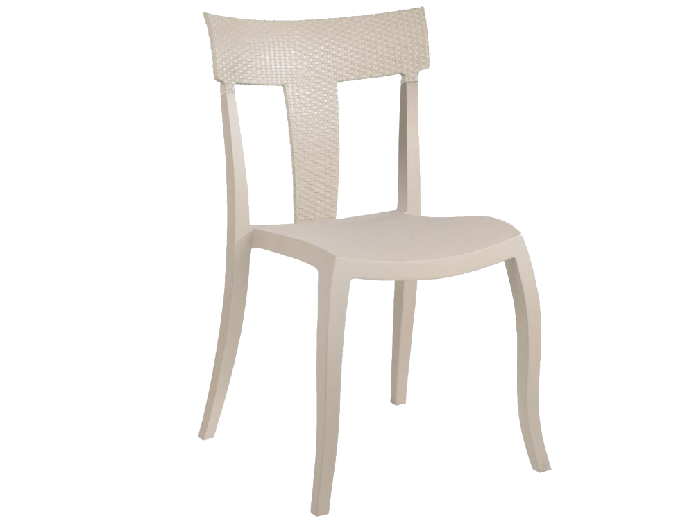 Стул Papatya TORO-S RATTAN песочно-бежевый Киев - изображение 1