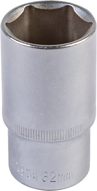 Головка торцевая 6-гранная удлиненная MASTERTOOL ½" 32 мм L 78 мм CrV 78-0532 Харків - зображення 1