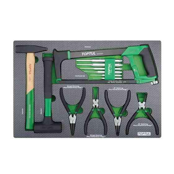Комбинированный набор инструментов 13ед. (в ложементе) TOPTUL GED1322 Харьков