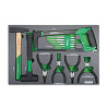 Комбинированный набор инструментов 13ед. (в ложементе) TOPTUL GED1322 Харьков