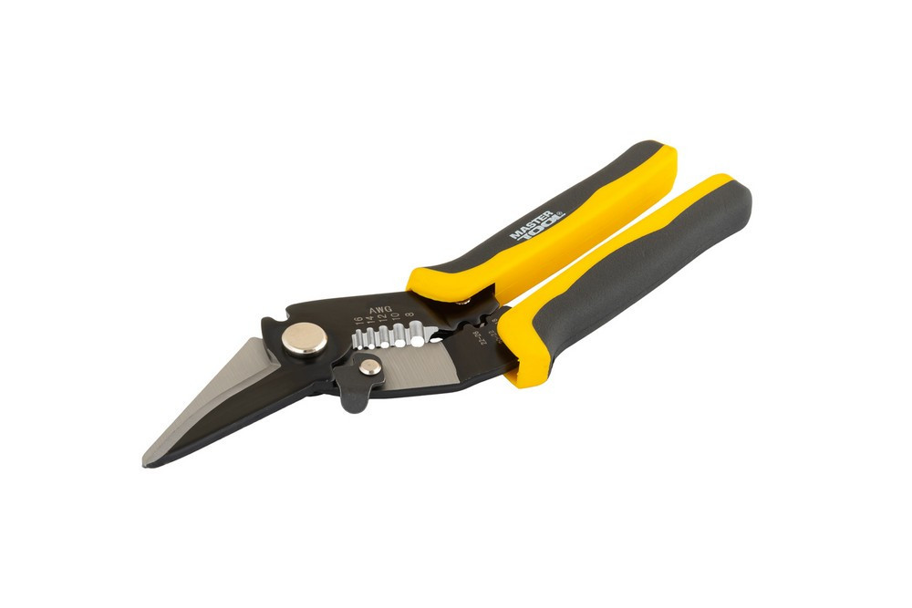 Ножницы электрика MASTERTOOL мультифункциональные 1.3-8.0/0.1-1.3 мм² 75-2276 Харьков - изображение 1