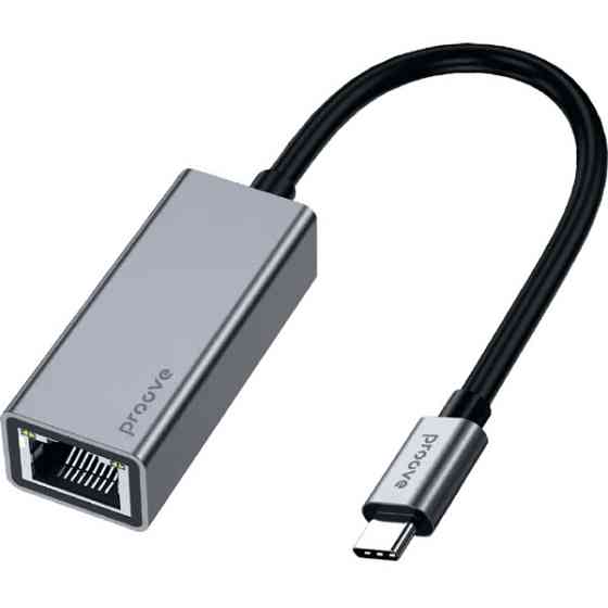 Адаптер OTG Proove Extension RJ45 to Type-C Silver (RJEX00101001) Харків