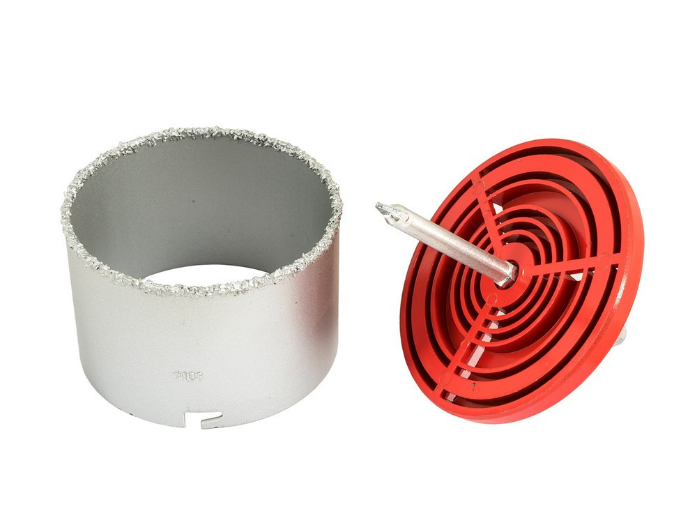 Сверло корончатое для плитки GRANITE 103 мм вольфрамовое напыление с платформой 2-08-203 Харків - зображення 1