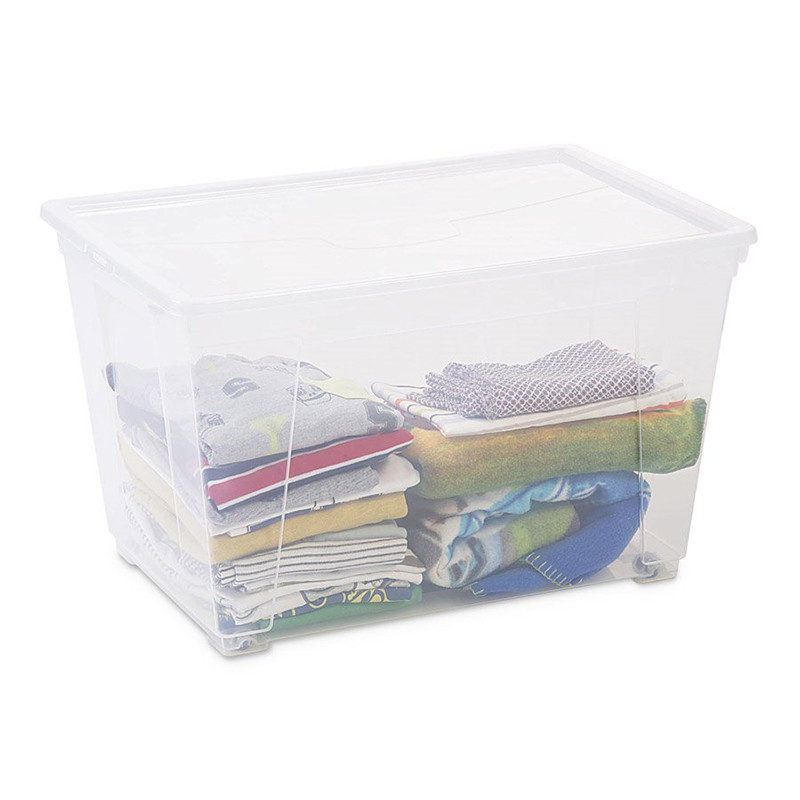 Контейнер Easy 60 л на колесах прозрачный Киев - изображение 3