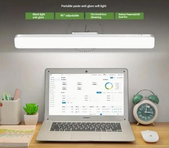 Світлодіодна акумуляторна магнітна лампа, довжина 30см Київ - зображення 3