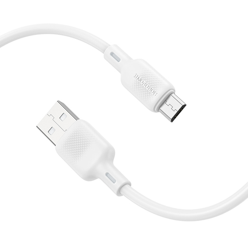 Дата кабель Borofone BX113 Lenny USB to MicroUSB 2.4A (1m) Херсон - изображение 3