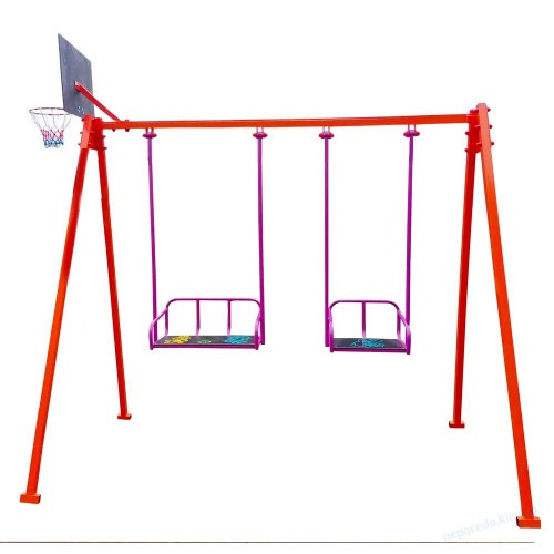 Дитячі качелі 220см заввишки якісні з баскетбольним кільцем Киев - изображение 1