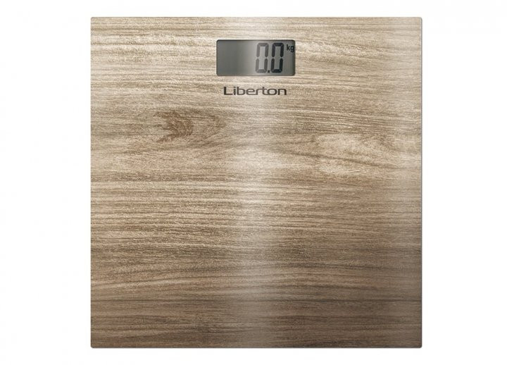 Ваги електронні підлогові Liberton LBS-0806 180 кг коричневі Киев - изображение 1