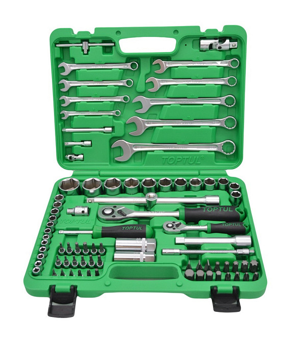 Комбинированный набор инструментов 82ед. TOPTUL GCAI8201 Харків - зображення 3