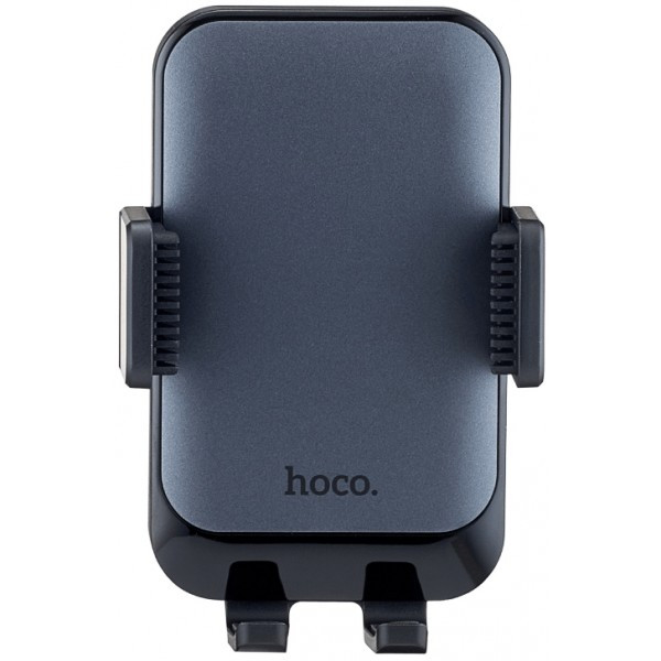 Автомобільний тримач HOCO H27 Rock push-type car holder (center console) Black Gray Харьков - изображение 2