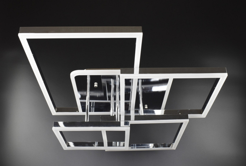 Люстра стельова LED з пультом A9040/4-RGB-ch Хром 17х56х71 см. Київ - зображення 1