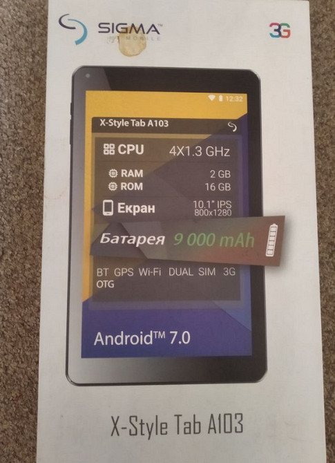 Планшет Sigma mobile X-style Tab A103 Київ - зображення 4
