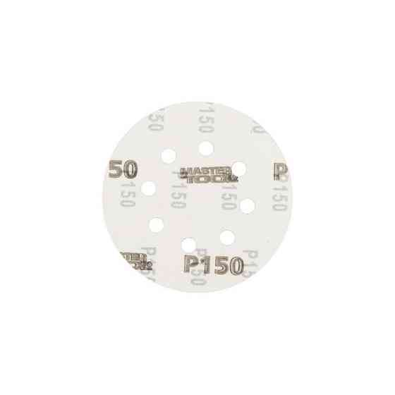 Круг шлифовальный на липучке MASTERTOOL 125 мм/8 отв P150 набор 5 шт 08-2515-H Харьков