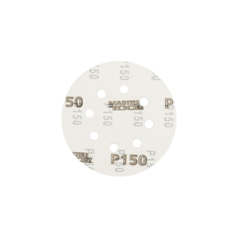 Круг шлифовальный на липучке MASTERTOOL 125 мм/8 отв P150 набор 5 шт 08-2515-H Харьков - изображение 2