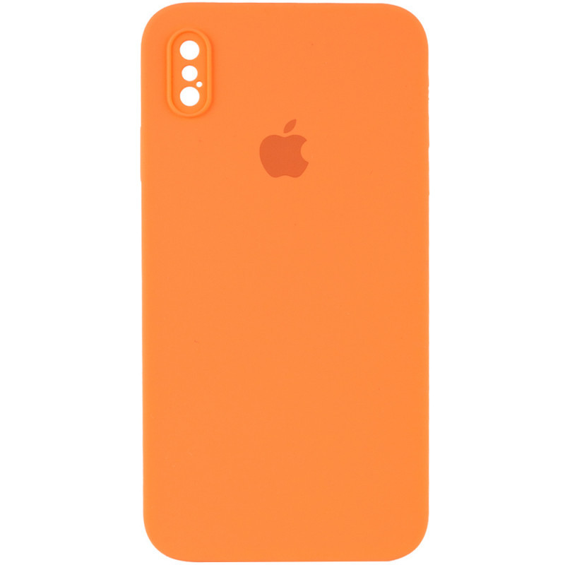 Чехол Silicone Case Square Full Camera Protective (AA) для Apple iPhone X / XS (5.8") Херсон - зображення 1