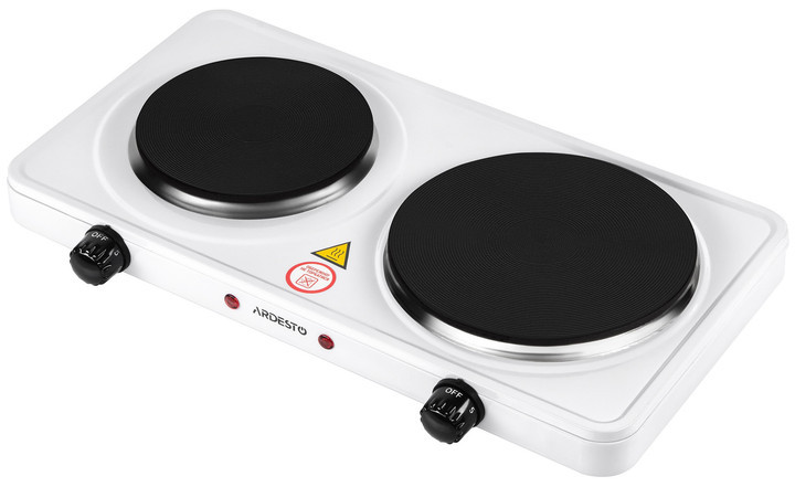 Плита настольная электрическая Ardesto EСS-J225W 2500 Вт белая Киев - изображение 1