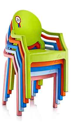 Кресло детское Irak Plastik Afacan оранжевое Київ