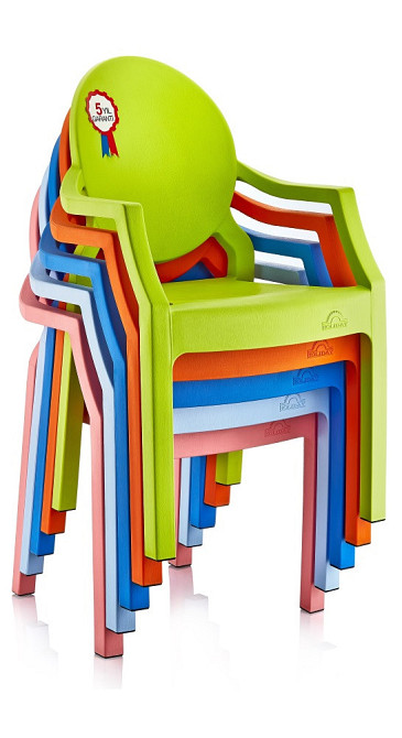 Кресло детское Irak Plastik Afacan оранжевое Київ - зображення 3