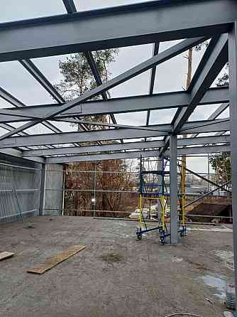 Монтаж сендвіч-панелей, металоконструкцій, профлист Київ