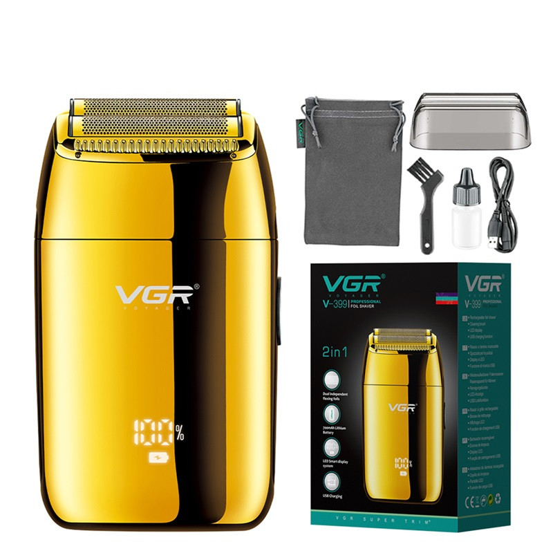 Электробритва VGR V-399 GOLD золотистая Київ - зображення 1