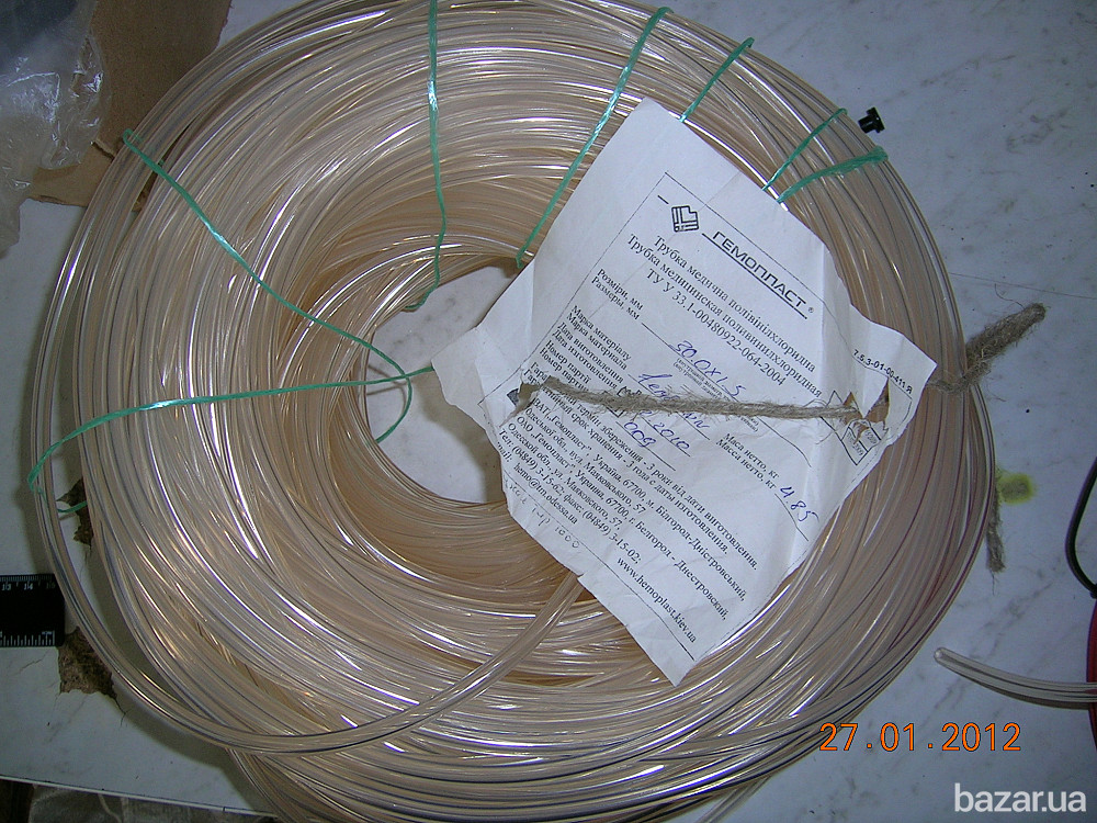 Трубка медицинская размер: внутр. диам/толщ. стенки 30/0,5 (0,3). 1,5- Харьков - изображение 1