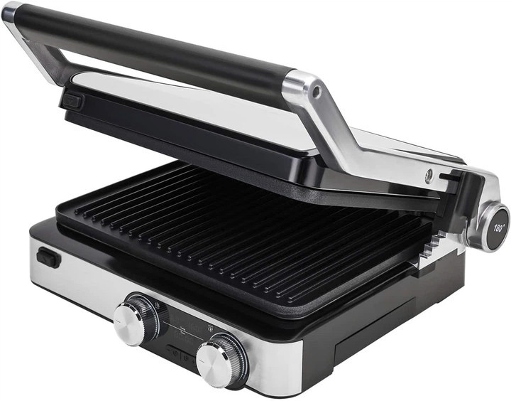 Электрогриль POLARIS PGP 7001D 2000 Вт серебристый Київ - зображення 2