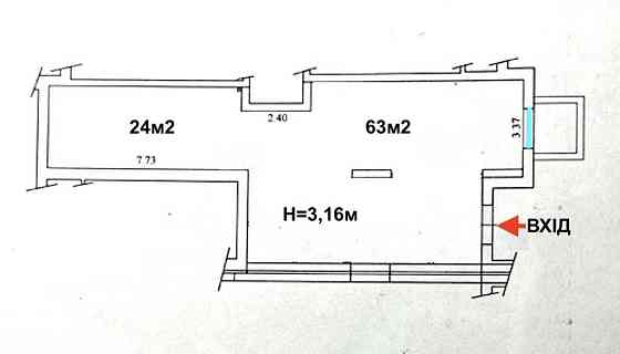 ЗНИЖЕННЯ ЦІНИ! Магазин/ спорт/ салон/ офіс / кавярня 88м2 Киев