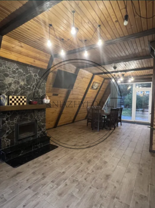 А-Фрейм будинок+41 сотка+ліс+3хв до річки+чан з каміння для відпочинку, бізнесу, ретрит-відпочинок Київ - зображення 4