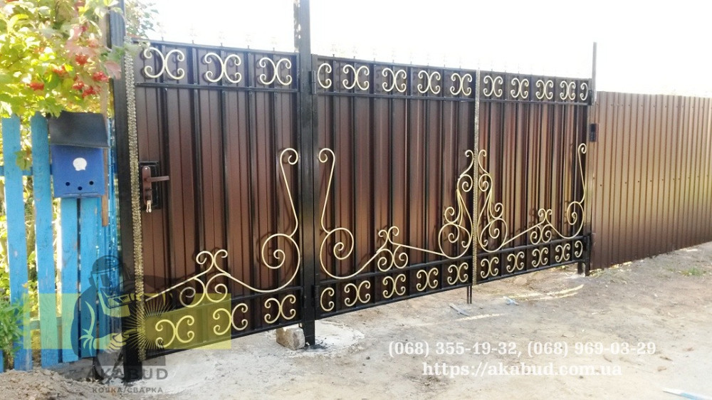 Металлоизделия. Установка и изготовление откатных ворот, навесов Кривий Ріг - зображення 1