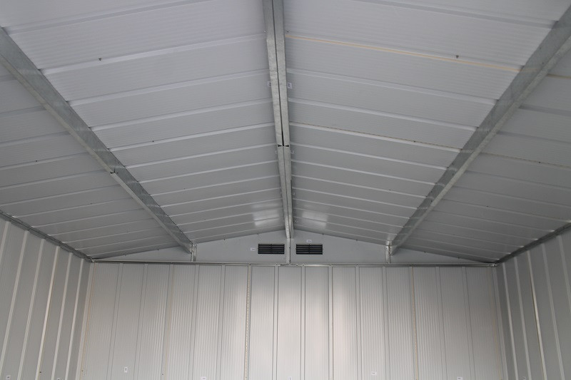 Сарай металлический ECO 320x302x196 см серый с белым Київ - зображення 10