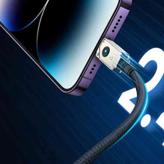 Дата кабель Baseus Unbreakable Series Fast Charging USB to Lightning 2.4A 1m (P10355802111-0) Херсон