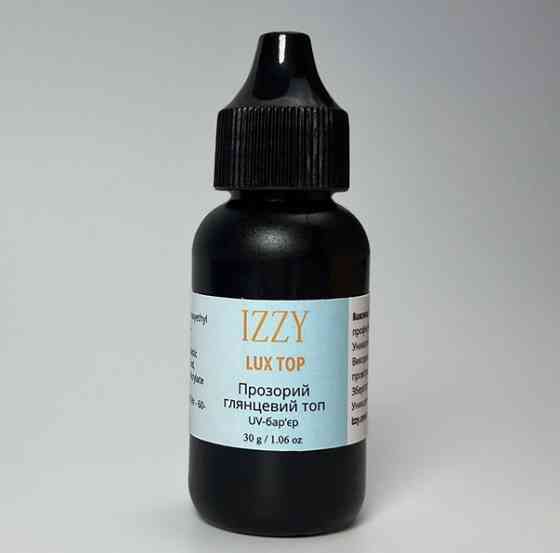 Мега-Об'єм 30г! Топ Izzy Lux Top з УФ-захистом та Дзеркальним Блиском Київ