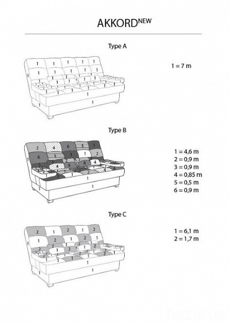 Диван кровать Аккорд NEW Киев - изображение 5