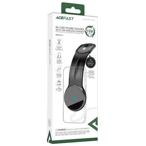 Автодержатель с БЗУ Acefast D21 Magnetic Wireless Charging 15W Херсон
