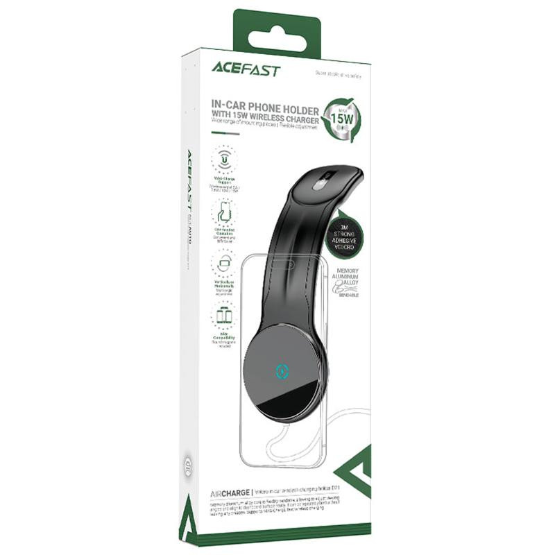 Автодержатель с БЗУ Acefast D21 Magnetic Wireless Charging 15W Херсон - зображення 2