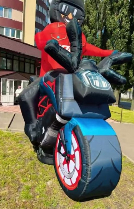 Наружная реклама человек надувной 3D копии товаров, персонажей, животных 3.4 м Київ - зображення 8