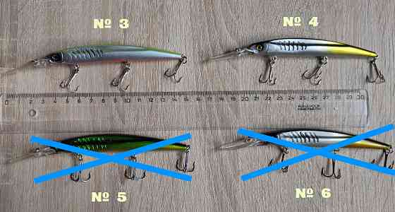 Воблер три крючка 16.9 см Копии minnow lure bait Бориспіль