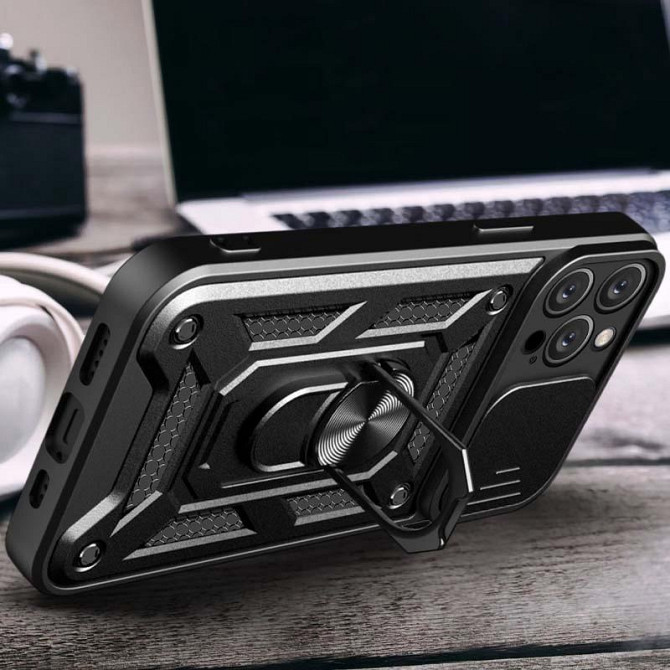 Чехол Ummi Camshield Serge Ring для Apple iPhone 12 Pro Max (6.7") Херсон - зображення 3
