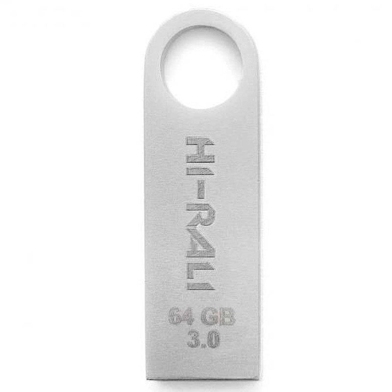 Флеш-накопитель Hi-Rali Shuttle USB 3.0 Серебряная серия — 64GB Херсон - зображення 2