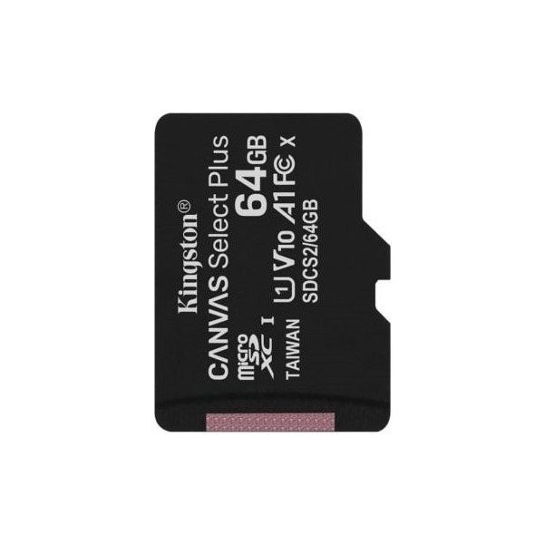 Карта пам'яті Kingston microSDXC 64GB Canvas Select Plus UHS-I/U1 + SD-адаптер (SDCS2/64GB) (Код тов Харьков - изображение 2