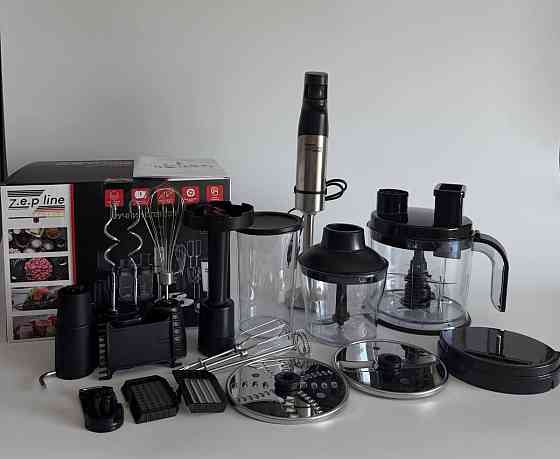 Блендер погружной в наборе Zepline ZP-00347 1500 Вт черный Київ
