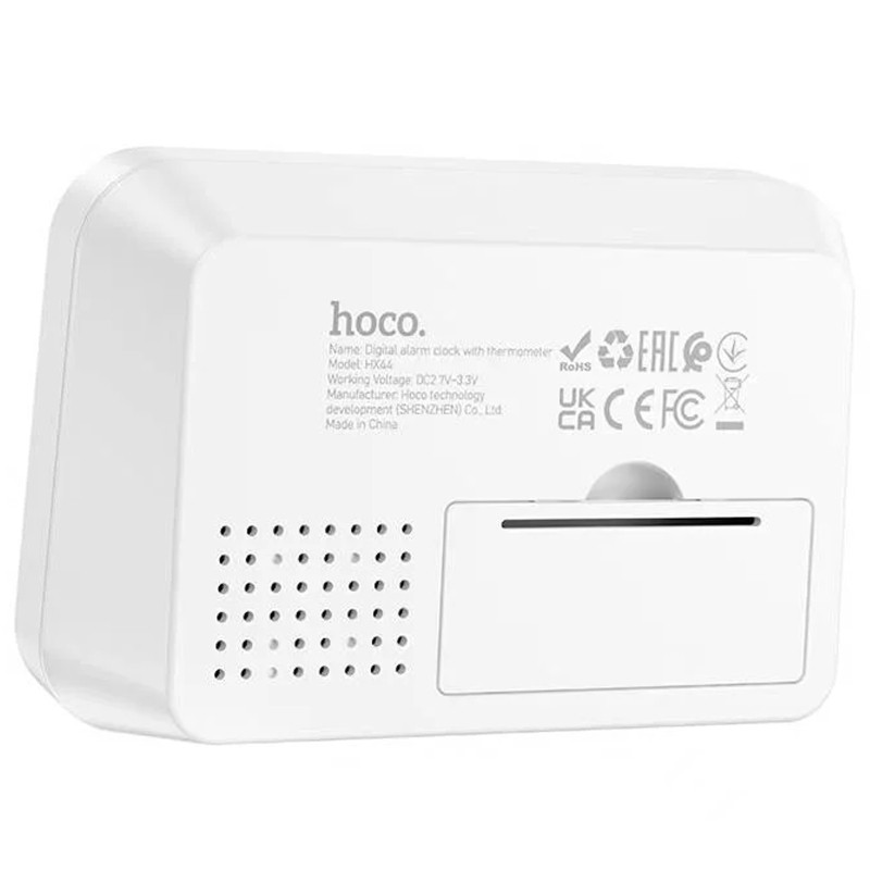 Электронный термогигрометр + часы Hoco HX44 Indoor Херсон - изображение 2