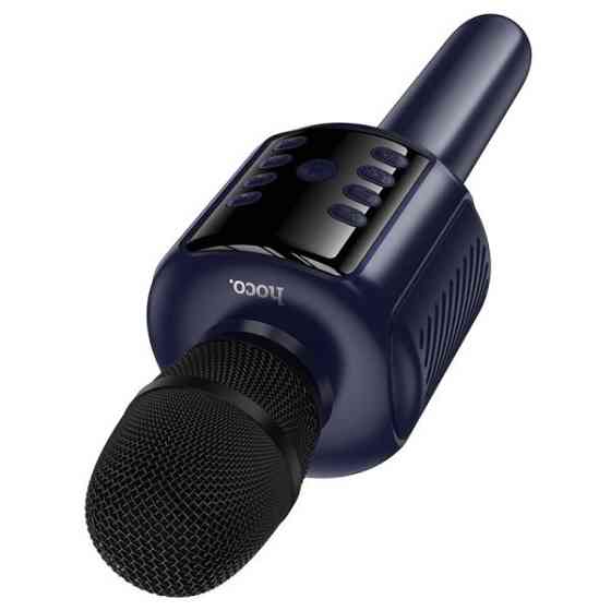 Мікрофон Hoco L24 Shine karaoke microphone 5W Blue Харків