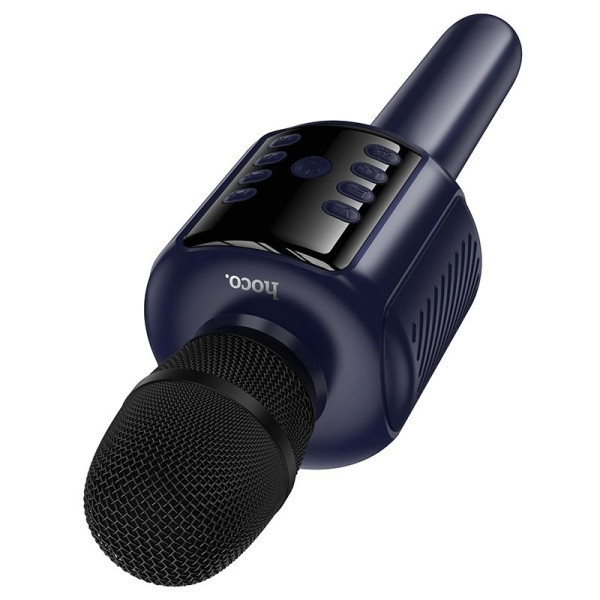 Мікрофон Hoco L24 Shine karaoke microphone 5W Blue Харків - зображення 2