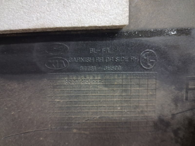 Накладка двери Kia Sorento 2002-2011 877603E500 (Арт. 62671) Київ - зображення 7